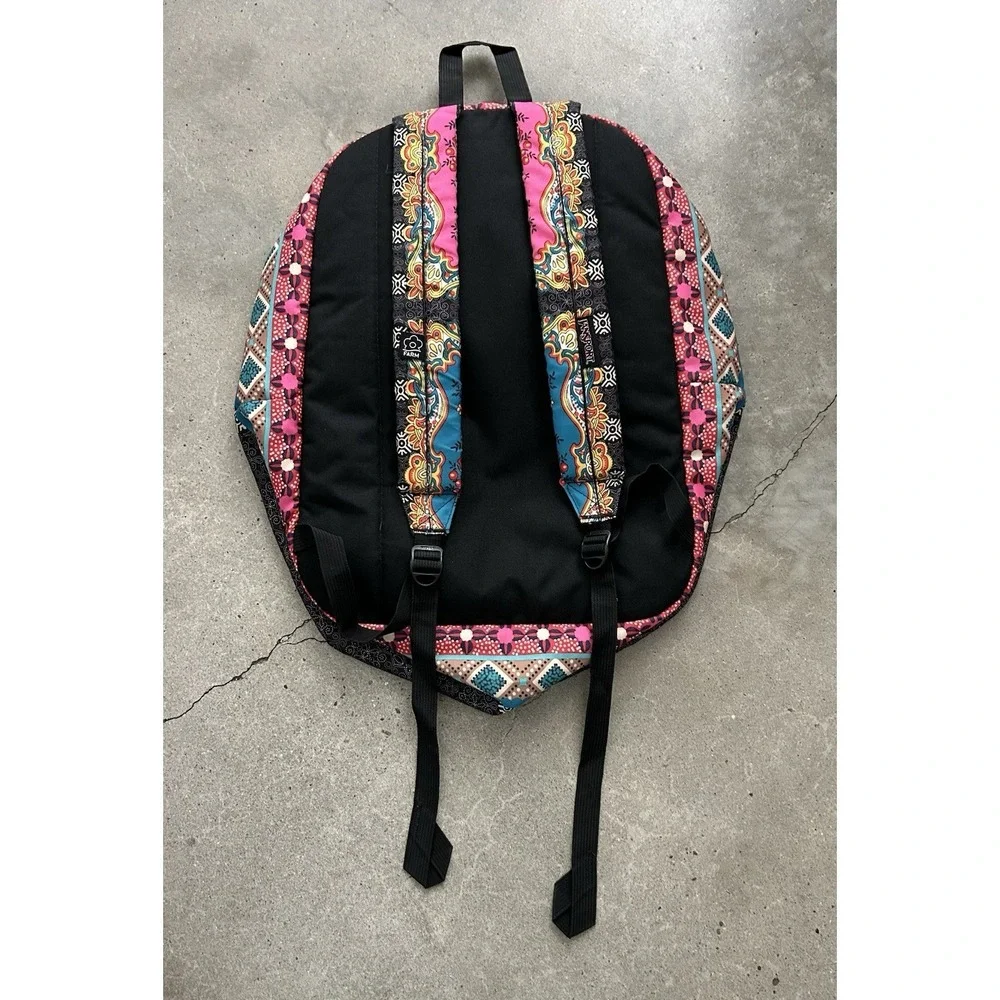RARE JanSport x FARM Rio Porto Claro Mixed Floral Paisley Backpack Bag School‎